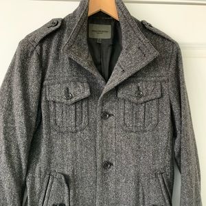 Men’s Uniqlo Short Wool Peacoat - Small